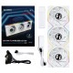 LIAN LI �磻��쥹 ARGB�ե��� UNI FAN TL Wireless LCD Reverse 120 White (3pcs) 12RTLLCD1W3W LCD��� �ղ�ž 3�ĥѥå� �ۥ磻�� �ڥ���󥻥��Բġ��̳�ƻ����Υ�������Բġ�