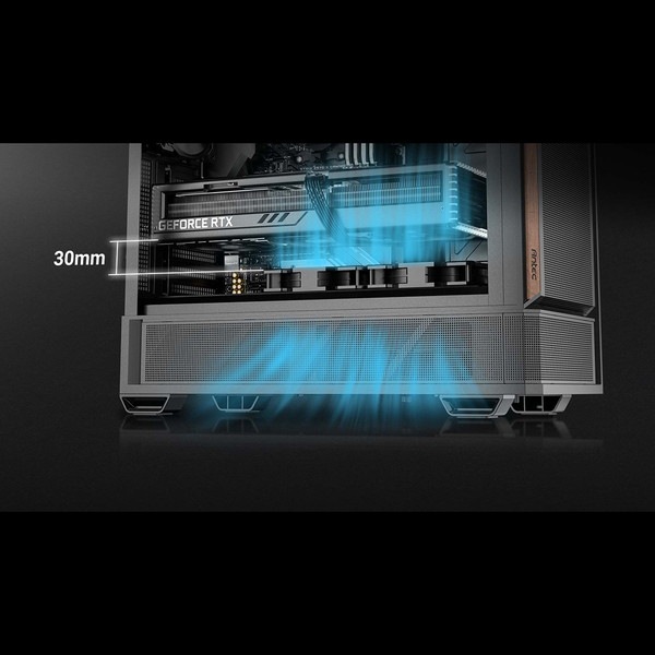 Antec PC������ P30 AIR ��ѷ�PC������ �ߥɥ륿�ATX�б�  PWM�ե���5�� ATX�б� ����8��120mm�ե�������б� �ȥå�360mm�饸�������б� ���åɥǥ����� ����� �������饹�ѥͥ� �ڥ���󥻥��Բġ��̳�ƻ����Υ�������Բġ�