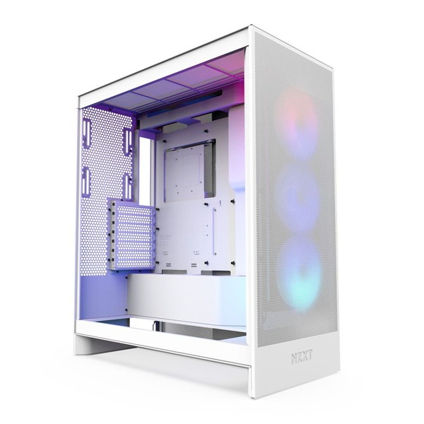 NZXT �ߥɥ륿�PC������ H7FLOW RGB CM-H72FW-R1 �ۥ磻�� ��ڥ���󥻥��Բġ��̳�ƻ����Υ�������Բġ�