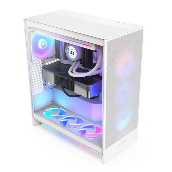 4943508304118 NZXT ミドルタワーPCケース H7FLOW RGB CM-H72FW