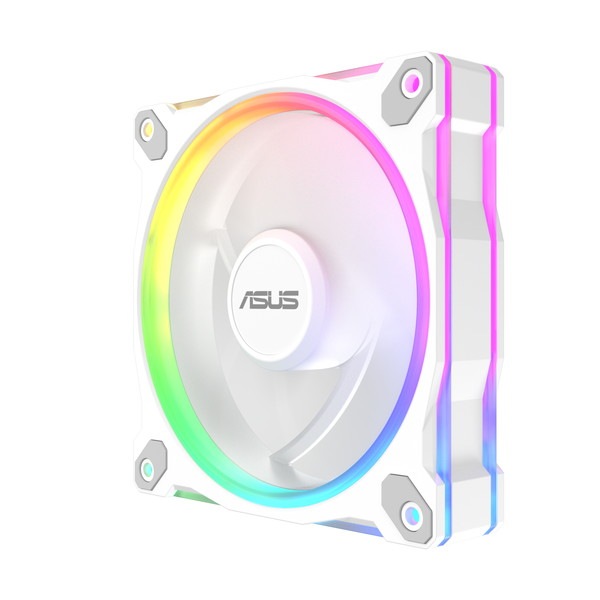 ASUS Prime MR120 ARGB FAN WHITE �ե��󥵥�����120 x 120 x 28 mm �ե���®�١�1600 rpm �ե�������̡�58 CFM �ե����������٥롧21dB�ڥ���󥻥��Բġ��̳�ƻ����Υ�������Բġ�