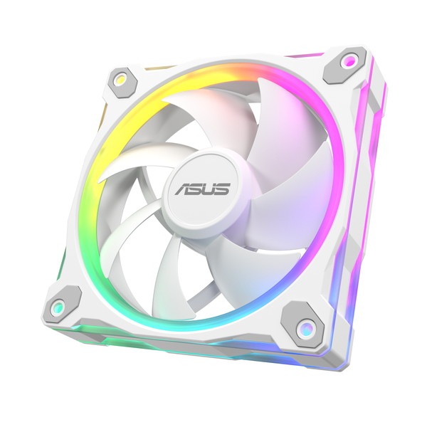 ASUS Prime MR120 ARGB FAN WHITE �ե��󥵥�����120 x 120 x 28 mm �ե���®�١�1600 rpm �ե�������̡�58 CFM �ե����������٥롧21dB�ڥ���󥻥��Բġ��̳�ƻ����Υ�������Բġ�