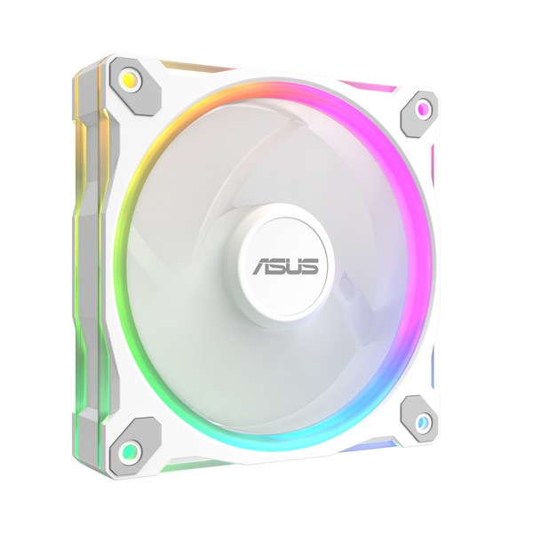 ASUS Prime MR120 ARGB FAN WHITE �ե��󥵥�����120 x 120 x 28 mm �ե���®�١�1600 rpm �ե�������̡�58 CFM �ե����������٥롧21dB�ڥ���󥻥��Բġ��̳�ƻ����Υ�������Բġ�
