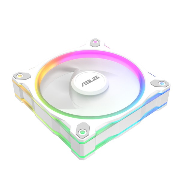 ASUS Prime MR120 ARGB FAN WHITE �ե��󥵥�����120 x 120 x 28 mm �ե���®�١�1600 rpm �ե�������̡�58 CFM �ե����������٥롧21dB�ڥ���󥻥��Բġ��̳�ƻ����Υ�������Բġ�