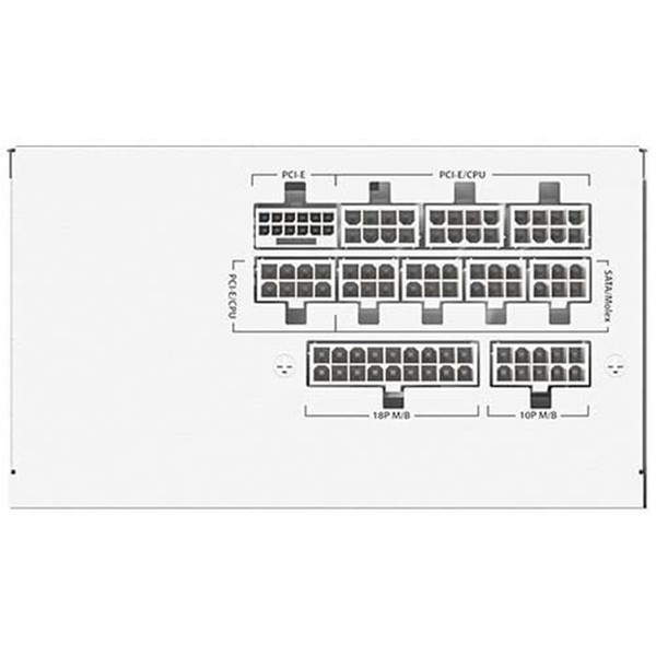 Antec �Ÿ���˥å� GSK850 V2 White ATX3.1 ���Ψ���ѵ� 80PLUS GOLD ǧ�ڼ��� 120 mm�ե������ ATX 3.1 PCIe 5.1�б��ե�⥸��顼���Ÿ� ����140 mm ����ѥ��� �ե�⥸��顼�����֥� �����������˺�Ŭ 10ǯ�ݾ� �ۥ磻�ȡڥ���󥻥��Բġ��̳�ƻ����Υ�������Բġ�