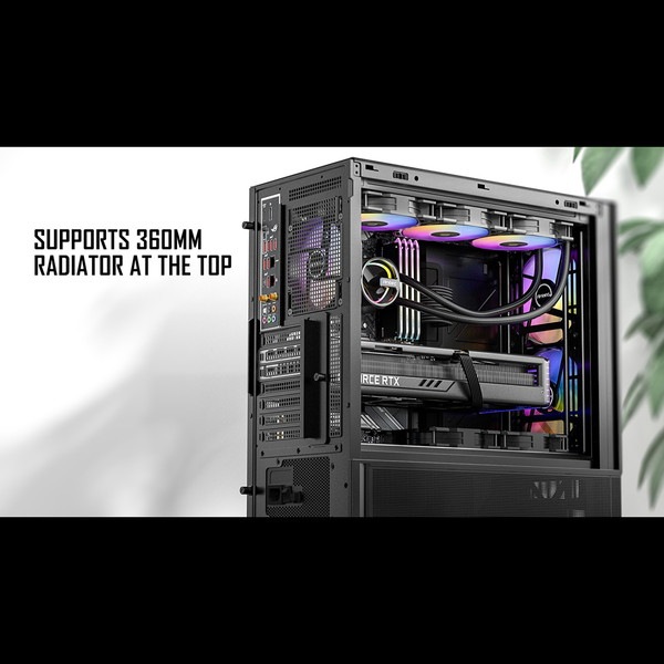 Antec PC������ P30 ARGB ��ѷ�PC������ �ߥɥ륿� ARGB PWM�ե���5�� ATX�б� ����8��120mm�ե�������б� �ȥå�360mm�饸�������б� ARGB�ե��� �ں���� �������饹��� �ڥ���󥻥��Բġ��̳�ƻ����Υ�������Բġ�