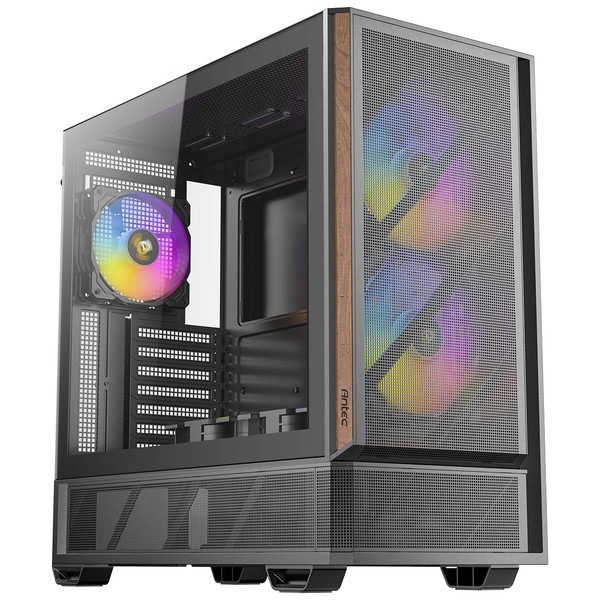 Antec PC������ P30 ARGB ��ѷ�PC������ �ߥɥ륿� ARGB PWM�ե���5�� ATX�б� ����8��120mm�ե�������б� �ȥå�360mm�饸�������б� ARGB�ե��� �ں���� �������饹��� �ڥ���󥻥��Բġ��̳�ƻ����Υ�������Բġ�