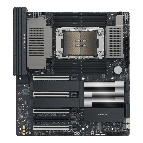 ASUS �ޥ����ܡ��� PRO WS W890-SAGE ������ơ������ Intel W890���åץ��å� LGA4710-2 Xeon 6�б�  DDR5 ECC RDIMM 4�����å� PCIe 5.0 x16��� 10Gb+2.5Gb LAN �⥳���� �ץ����� USB4 40Gbps �����������ڥ���󥻥��Բġ��̳�ƻ����Υ�������Բġ�