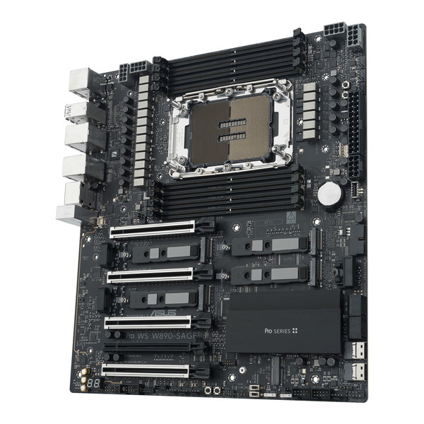 ASUS �ޥ����ܡ��� PRO WS W890-SAGE ������ơ������ Intel W890���åץ��å� LGA4710-2 Xeon 6�б�  DDR5 ECC RDIMM 4�����å� PCIe 5.0 x16��� 10Gb+2.5Gb LAN �⥳���� �ץ����� USB4 40Gbps �����������ڥ���󥻥��Բġ��̳�ƻ����Υ�������Բġ�