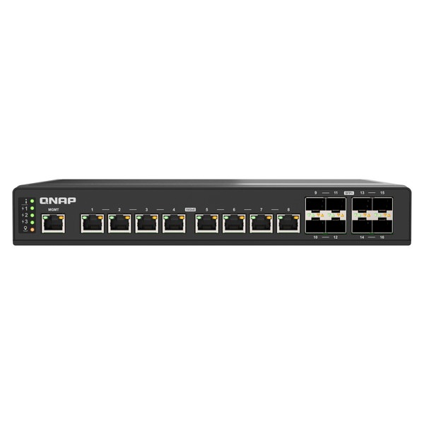 QNAP ��®�����å� QSW-IM3216-8S8T �ե�10GbE �б� 10GbE SFP + / 10GbE RJ45 �ݡ��ȿ� �� 8+8 �Ű���Ĺ�Ÿ� ��� DC 9-54V�ڤ����󤻾��ʤǤ�/Ǽ�������б���