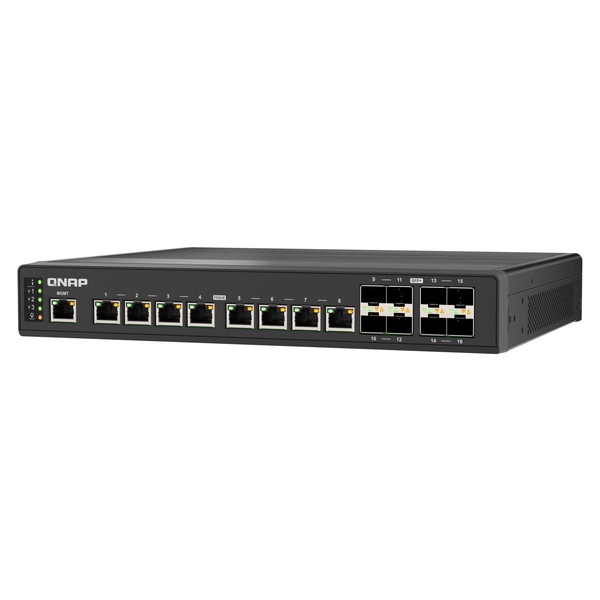 QNAP ��®�����å� QSW-IM3216-8S8T �ե�10GbE �б� 10GbE SFP + / 10GbE RJ45 �ݡ��ȿ� �� 8+8 �Ű���Ĺ�Ÿ� ��� DC 9-54V�ڤ����󤻾��ʤǤ�/Ǽ�������б���