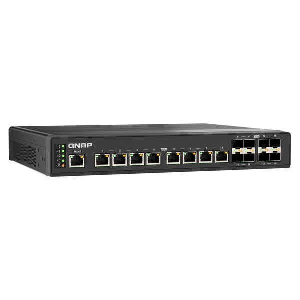 QNAP ��®�����å� QSW-IM3216-8S8T �ե�10GbE �б� 10GbE SFP + / 10GbE RJ45 �ݡ��ȿ� �� 8+8 �Ű���Ĺ�Ÿ� ��� DC 9-54V�ڤ����󤻾��ʤǤ�/Ǽ�������б���