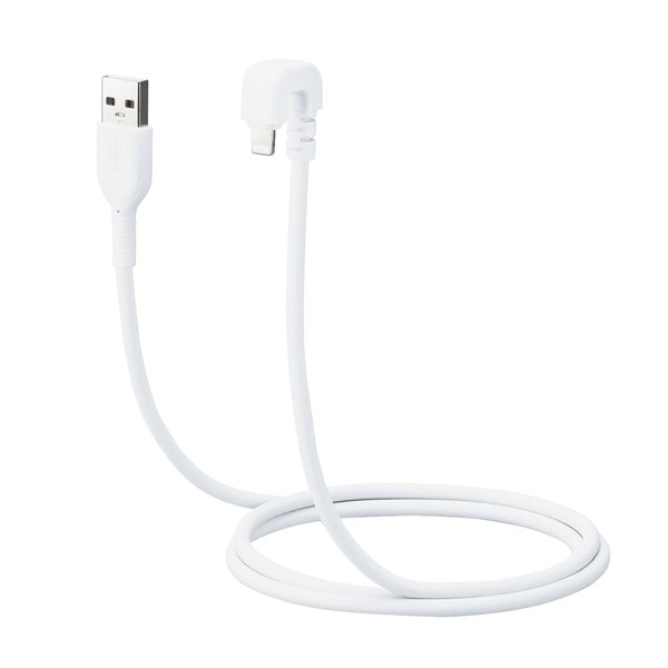 ELECOM エレコム MPA-UALU12WH iPhone 充電 ライトニングケーブル 1.2m U字 MFi認証 シリコン素材 やわらかい 【 Lightning コネクター搭載 iPhone iPad iPod AirPods 対応 】 ホワイト【キャンセル不可・北海道沖縄離島配送不可】