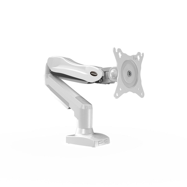 HUANUO ファーノー モニターアーム ガススプリング式 シングルタイプ HNSS31(ホワイトモデル) HNSS31W 13〜32インチ対応 耐荷重9kg モニタアーム