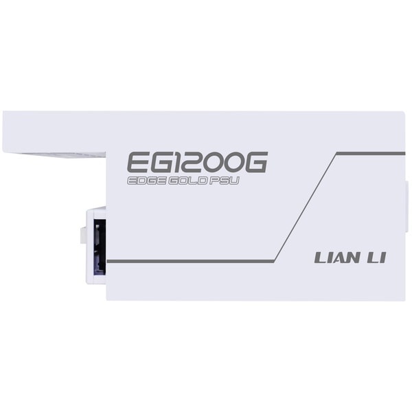 4718466017130 LIAN LI L字型電源ユニット EDGE GOLD 1200W White with