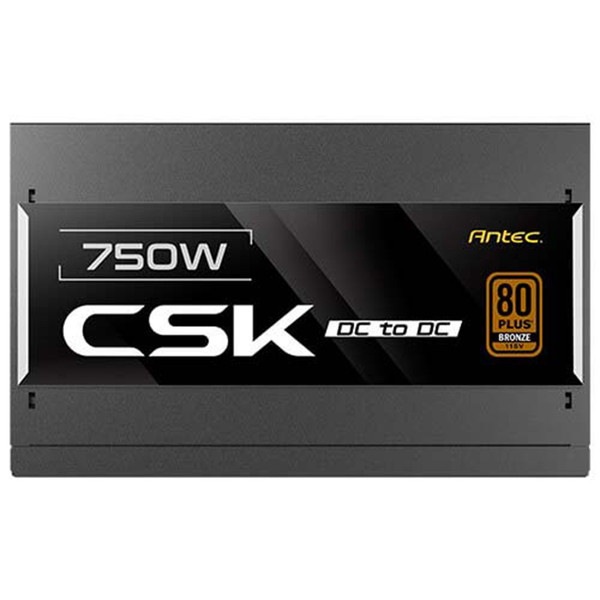 Antec PC�Ÿ���˥å� CSK750DC �֥�å� 750W 80PLUS BRONZE ǧ�ڼ��� ���ѵ� �Ÿ���˥å� �Ų�����ͥ�줿120mm�ե������ �Υ�⥸��顼���� ����ѥ����߷סڥ���󥻥��Բġ��̳�ƻ����Υ�������Բġ�
