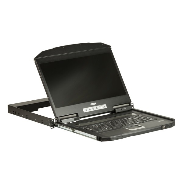 ATEN KVM�ɥ�� CL3100NXJJL USB/VGA�б� ���󥰥륹�饤��LCD���󥽡���ɥ���ʥ��硼�ȥ�å��б��� ���󥰥졼��ڥ���󥻥��Բġ��̳�ƻ����Υ�������Բġ�-������-