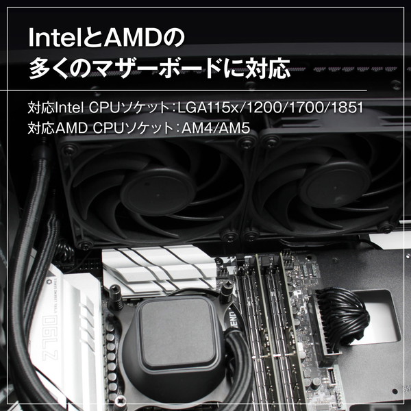���ͻָ� CPU�����顼 KURO-AIOWC360/V2 �֥�å� �ʰ׿���CPU�����顼 AIOWC/V2���꡼�� 360mm LED̵�� �ڥ���󥻥��Բġ��̳�ƻ����Υ�������Բġ�