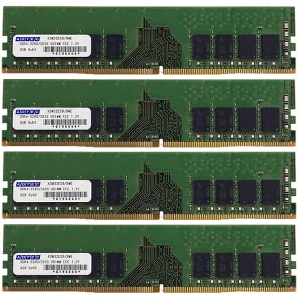 ADTEC DDR4-2933 UDIMM ECC 32GB (2Rx8)��4���� ADS2933D-E32GDB4 �ǥ����ȥå��� ���ߥ��� �����С��� ������ơ�������� ���ɥƥå���Ǽ���׳�ǧ������󥻥��Բġ��̳�ƻ����Υ�������Բġ� -������-