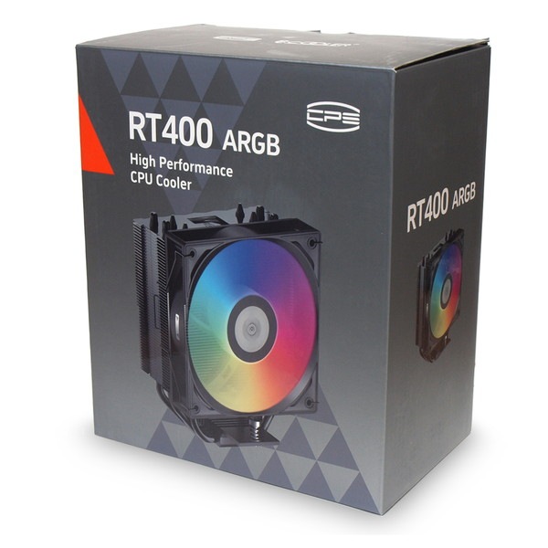 CPS �����ɥե���CPU�����顼RT400 ARGB BK �֥�å� RT400-ARGB-BK ARGB�ե��� 6mm�¥ҡ��ȥѥ���4�� 120mm�����ɥե��� �ڥ���󥻥��Բġ��̳�ƻ����Υ�������Բġ�