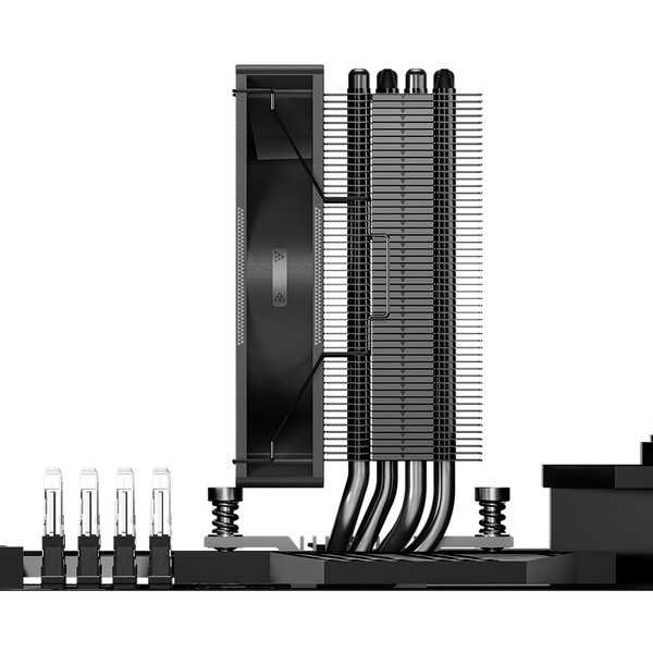 CPS �����ɥե���CPU�����顼RT400 ARGB BK �֥�å� RT400-ARGB-BK ARGB�ե��� 6mm�¥ҡ��ȥѥ���4�� 120mm�����ɥե��� �ڥ���󥻥��Բġ��̳�ƻ����Υ�������Բġ�