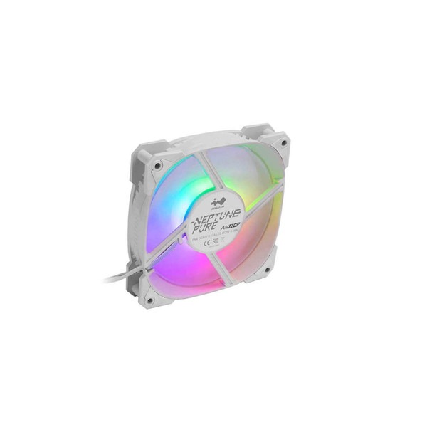 InWin �������ե��� Neptune AN120 PURE �ۥ磻�� IW-FN-AN120P-3PK �Ų��Ű��� ARGB�ե��� 3�ĥѥå� �ڥ���󥻥��Բġ��̳�ƻ����Υ�������Բġ�