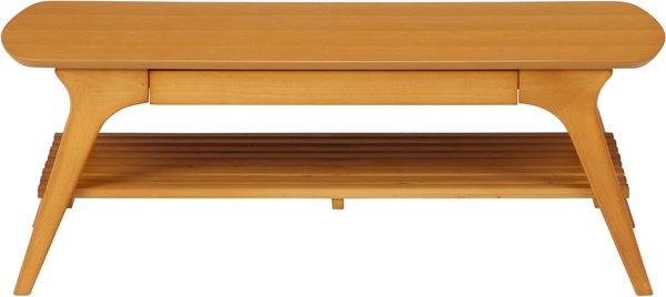 不二貿易 引出シ付キセンターテーブル NA 06V-M17-11050 商品コード98071【代引・日時指定・キャンセル不可・北海道沖縄離島配送不可】 -お取リ寄せ-