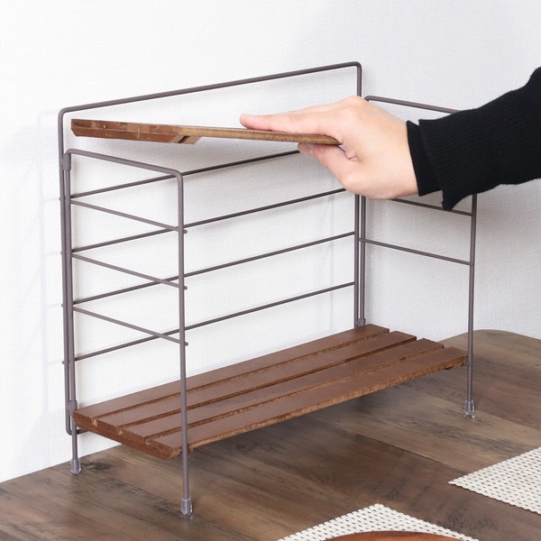 不二貿易 折りたたみラック リーブル ワイド BR 15403 商品コード38499 【代引・日時指定・キャンセル不可・北海道沖縄離島配送不可】 -お取リ寄せ-