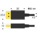 Ainex �����ͥå��� �����&���ե� ��å��ʤ� DP1.4�����֥� 1.5m AMC-DPSN1415�ڥ���󥻥��Բġ��̳�ƻ����Υ�������Բġ� -������-