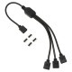 Ainex �����ͥå��� RGB LED��3ʬ�������֥� 30cm��RLD-SPLIT3A�ڥ���󥻥��Բġ��̳�ƻ����Υ�������Բġ� -������-