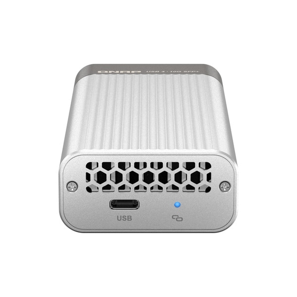 QNAP USB 4 Type-C to 10GbE SFP+ ネットワークアダプター QNA-UC10G1SF USB 4およびThunderbolt 3/4ポートに対応 USB Type-C 接続 幅広いインターフェースの互換性 マルチシステム互換性【お取り寄せ商品です/納期都度対応】