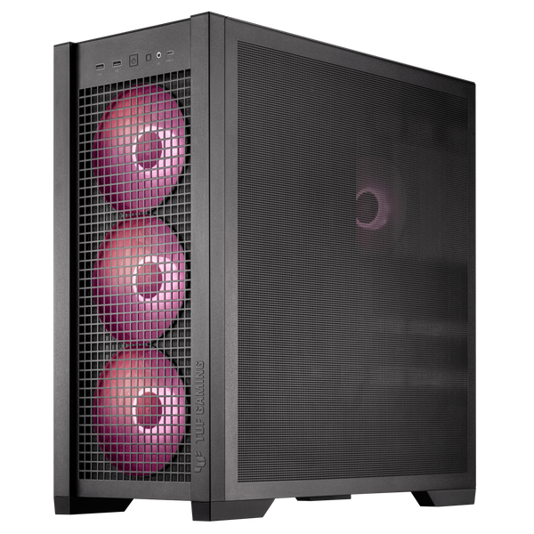 0197105478725 ASUS PCケース GT302/ARGB/FANS/BLK// 【キャンセル不可