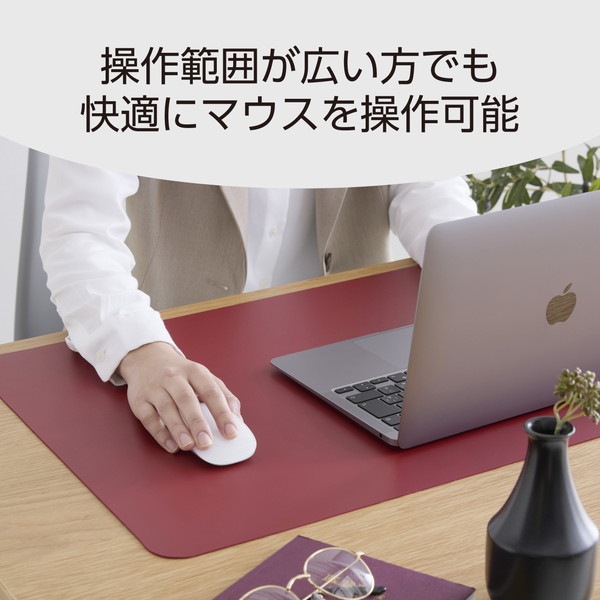 ELECOM ���쥳�� MP-DM05BKRD �ǥ����ޥå� �ޥ����б� ���եȥ쥶�� ��С����֥� �緿 �ޥ����ѥå� 900��430��1.7mm �忡���� �֥�å��ߥ�å� �ڥ���󥻥��Բġ��̳�ƻ����Υ�������Բġ�