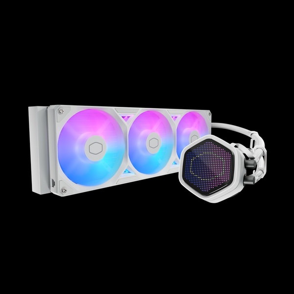 CoolerMaster ����CPU�����顼 MLX-D36M-A25SZ-PW (ML 360 Atmos II Pixel LED White)  Pixel LED��ܥ����������֥��å� 360mm �饸����������������394��119.2��27mm �ݥ�ץ�������92.5��87��39 mm  �ۥ磻�ȡڥ���󥻥��Բġ��̳�ƻ����Υ�������Բġ�