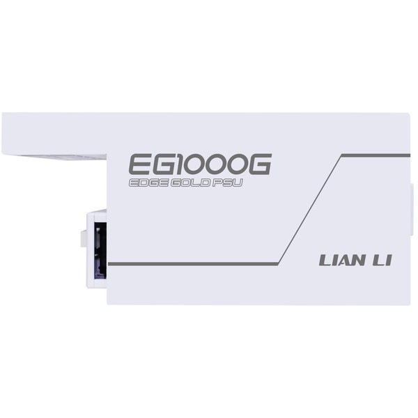 4718466016140 LIAN LI L字型電源ユニット EDGE GOLD 1000W White with