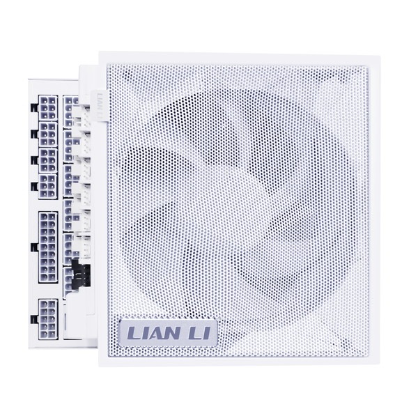 4718466016140 LIAN LI L字型電源ユニット EDGE GOLD 1000W White with