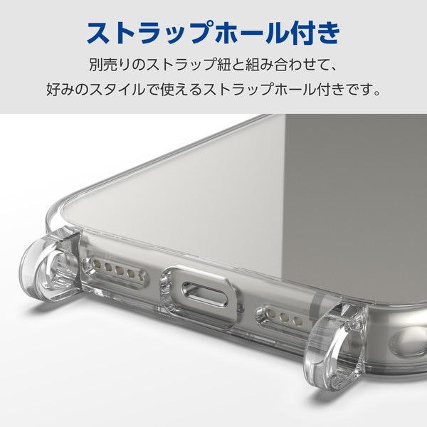 ELECOM ���쥳�� PM-A23AHVCKSHCR iPhone 15 �ʎ��̎ގ؎��Ďގ����� ���Ď׎��̎ߎΎ����դ� ���؎��ڥ���󥻥��Բġ��̳�ƻ����Υ�������Բġ�