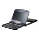 ATEN KVM�ɥ�� CL3116NXJJL PS/2-USB�б� 16�ݡ���VGA ���󥰥륹�饤�� �磻�ɥ����꡼��LCD ���󥰥졼��ڥ���󥻥��Բġ��̳�ƻ����Υ�������Բġ�-������-