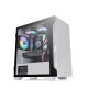 Thermaltake PC������ S100 TG Snow Edition �ۥ磻�� CA-1Q9-00S6WN-00 �ߥ˥�� �ۥ磻�� �����󥰥ɥ��ѥͥ���� microATX / Mini-ITX �������饹�ڥ���󥻥��Բġ��̳�ƻ����Υ�������Բġ� -������-