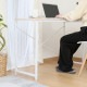 不二貿易 シンプルデスク アチーブOAK 幅100×奥行41cm 高さ:71cm 耐荷重:20kg ナチュラル 商品コード60584【代引・日時指定・キャンセル不可・北海道沖縄離島配送不可】 -お取リ寄せ-