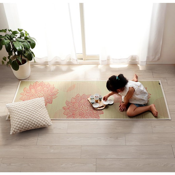 イケヒコ マット ヨガマット フラッフィー - 66×185cm 畳ヨガマット リラックス 軽量 消臭効果 大判 G9648311 1331300010303 【代引き不可】【北海道沖縄離島は配送不可】-お取り寄せ品-