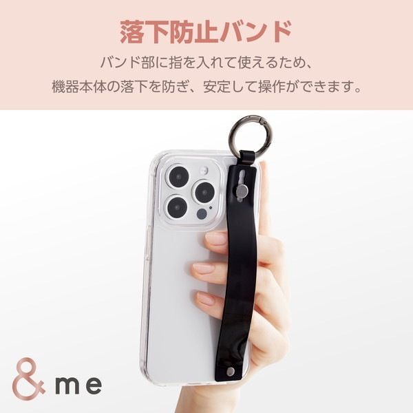 ELECOM ���쥳�� PM-A23CHVHBBK iPhone 15 Pro �ʎ��̎ގ؎��Ďގ����� �ʎݎĎގʎގݎĎ� &Me �̎ގ׎����ʎގݎĎ� ���Ď׎��̎ߎ�������° ���؎��ڥ���󥻥��Բġ��̳�ƻ����Υ�������Բġ�