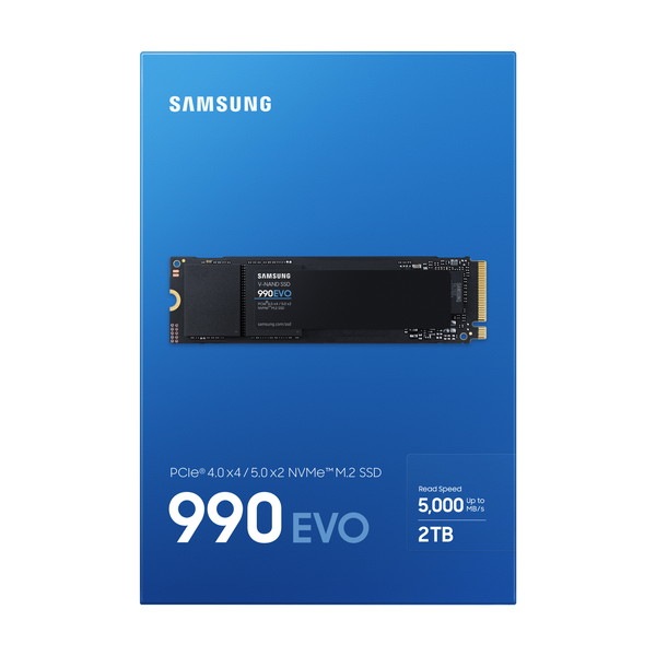 Samsung SSD 990 EVO��Gen4 NVMe�� MZ-V9E2T0B-IT ���� 2TB �ڥ���󥻥��Բġ��̳�ƻ����Υ�������Բġ�