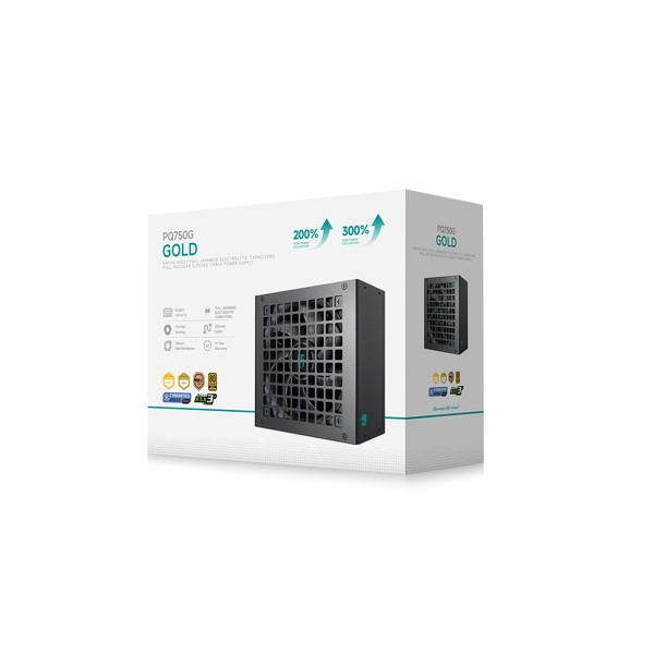 DEEPCOOL(GAMER STORM) PC�Ÿ� R-PQ750G-FD1B-JGJP-V1 (PQ750G) ATX 3.1/PCIe 5.1�б� �ᥤ�󥹥ȥ꡼�����GOLDǧ���Ÿ� ����140mm ����ѥ���GAMER STORM��PQ-G�ץ��꡼�� 10ǯ�ݾ�  �ڥ���󥻥��Բġ��̳�ƻ����Υ�������Բġ� -������-