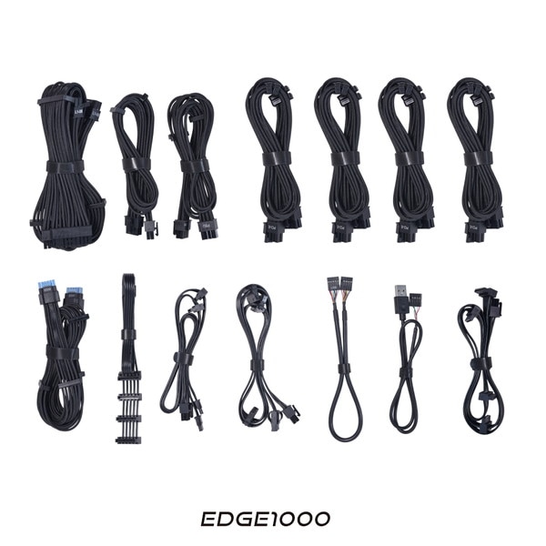 Lian Li �ե�⥸��顼��ATX 3.1���ʽ�� 80PLUS Platinumǧ���Ÿ���EDGE�� LL-EDGE PLATINUM 1000W BK �֥�å� ���ڥ���󥻥��Բġ��̳�ƻ����Υ�������Բġ�