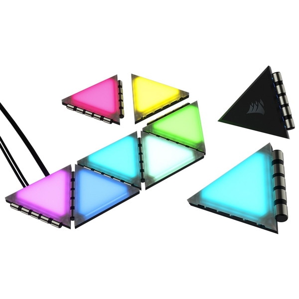 Corsair ���륻�� �饤�ƥ��󥰥ѥͥ� iCUE LC100 Smart Case Lighting Starter Kit CL-9011114-WW�ڥ���󥻥��Բġ��̳�ƻ����Υ�������Բġ� -������-