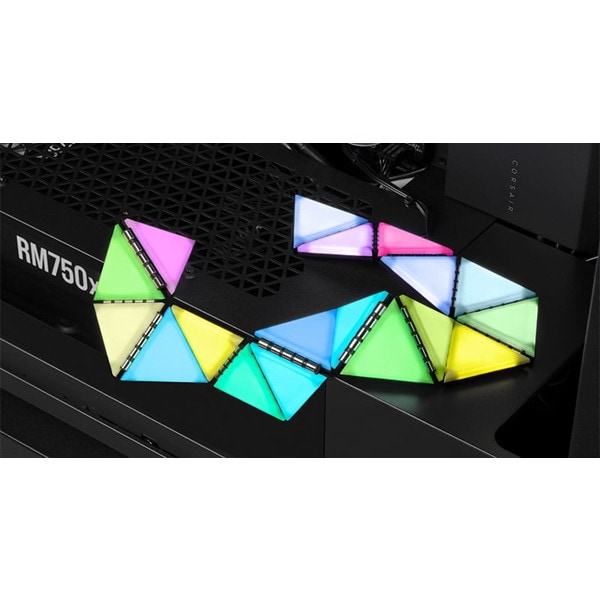 Corsair ���륻�� �饤�ƥ��󥰥ѥͥ� iCUE LC100 Smart Case Lighting Starter Kit CL-9011114-WW�ڥ���󥻥��Բġ��̳�ƻ����Υ�������Բġ� -������-