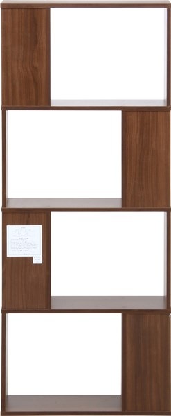 不二貿易 S型ディスプレイラック 4段 MBR BOOK SHELF 4 商品コード98714【代引・日時指定・キャンセル不可・北海道沖縄離島配送不可】 -お取リ寄せ-