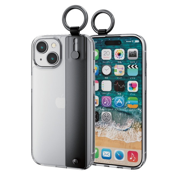 ELECOM ���쥳�� PM-A23AHVHBBK iPhone 15 �ʎ��̎ގ؎��Ďގ����� �ʎݎĎގʎގݎĎ� &Me �̎ގ׎����ʎގݎĎ� ���Ď׎��̎ߎ�������° ���؎��ڥ���󥻥��Բġ��̳�ƻ����Υ�������Բġ�