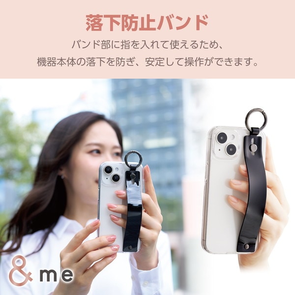 ELECOM ���쥳�� PM-A23AHVHBBK iPhone 15 �ʎ��̎ގ؎��Ďގ����� �ʎݎĎގʎގݎĎ� &Me �̎ގ׎����ʎގݎĎ� ���Ď׎��̎ߎ�������° ���؎��ڥ���󥻥��Բġ��̳�ƻ����Υ�������Բġ�